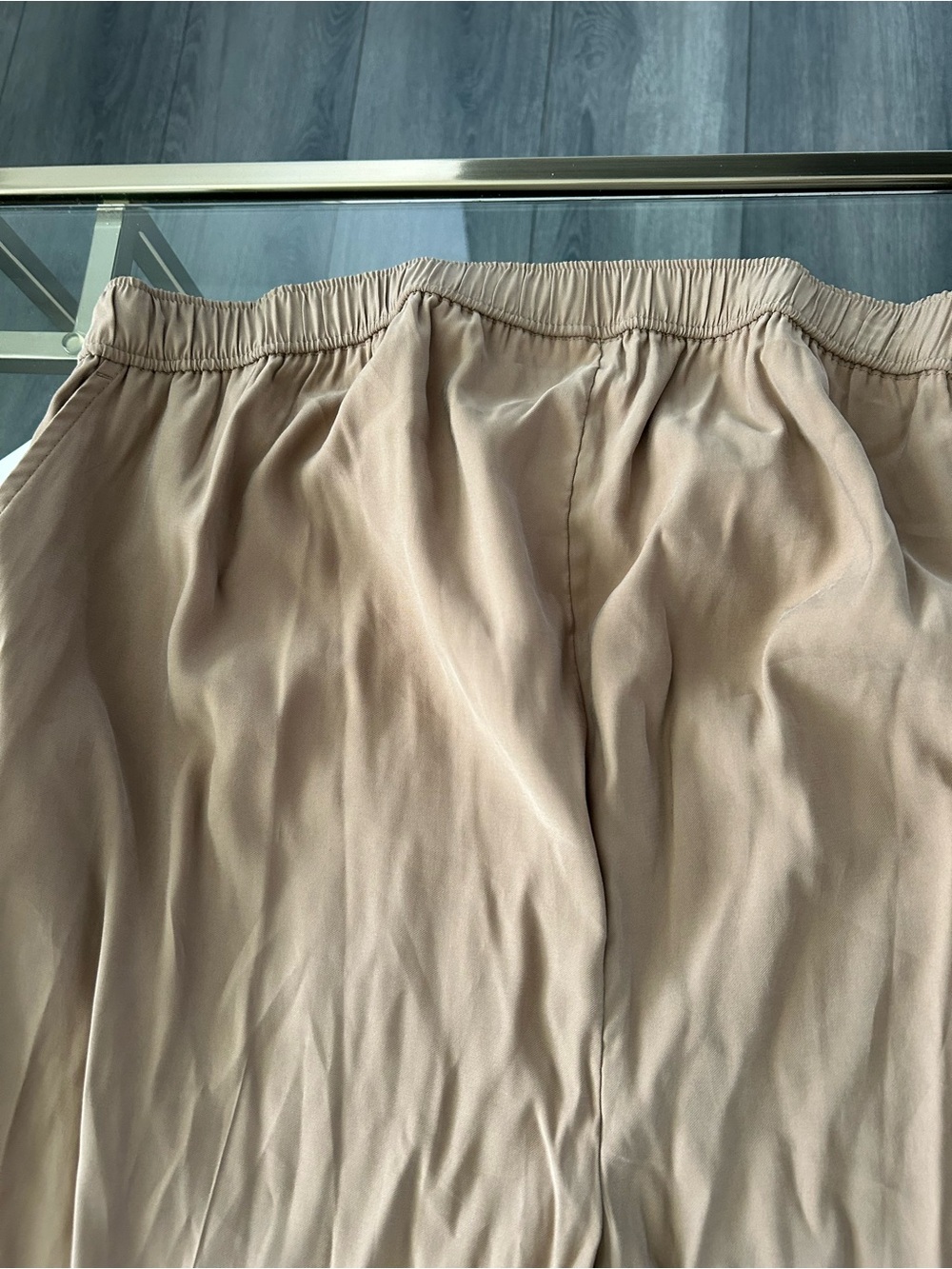 Isabel Maternity by Ingrid & Isabel Elastic-Waist Khaki Maternity Chinos